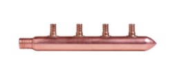 5 Port 1/2" PEX Manifold with Valves by Sioux Chief 672XV0590 CLOSED 